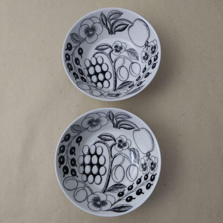 Read more about the article Arabia Paratiisi Black Bowl 13cm Pair Set