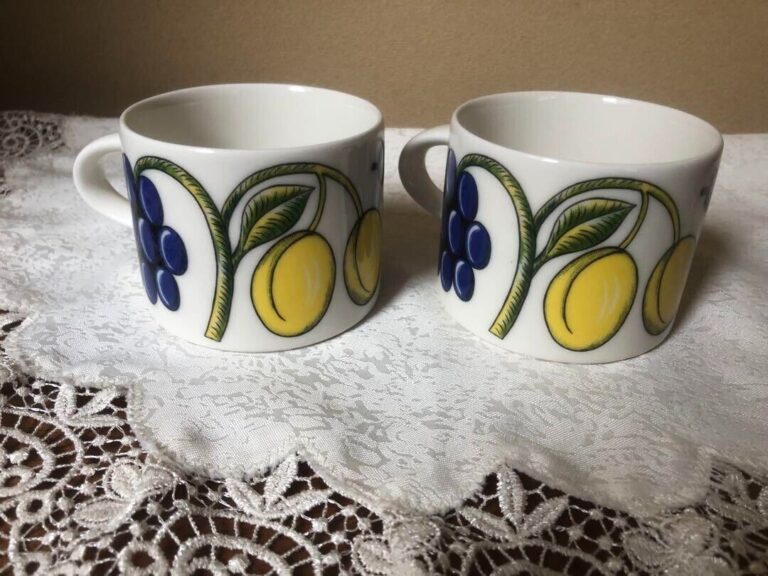 Read more about the article Arabia Paratiisi Yellow Tea Cup 280ml Pair Set