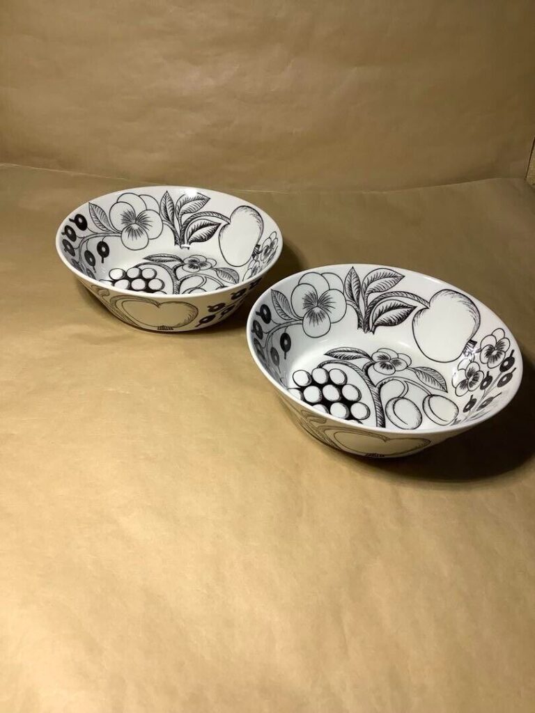 Read more about the article Arabia Paratiisi Black Bowl 16.5cm Pair Set