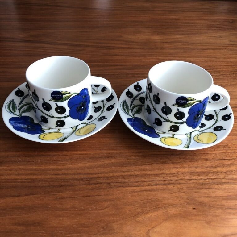 Read more about the article Arabia Paratiisi Yellow Cup Saucer 280ml Pair Set