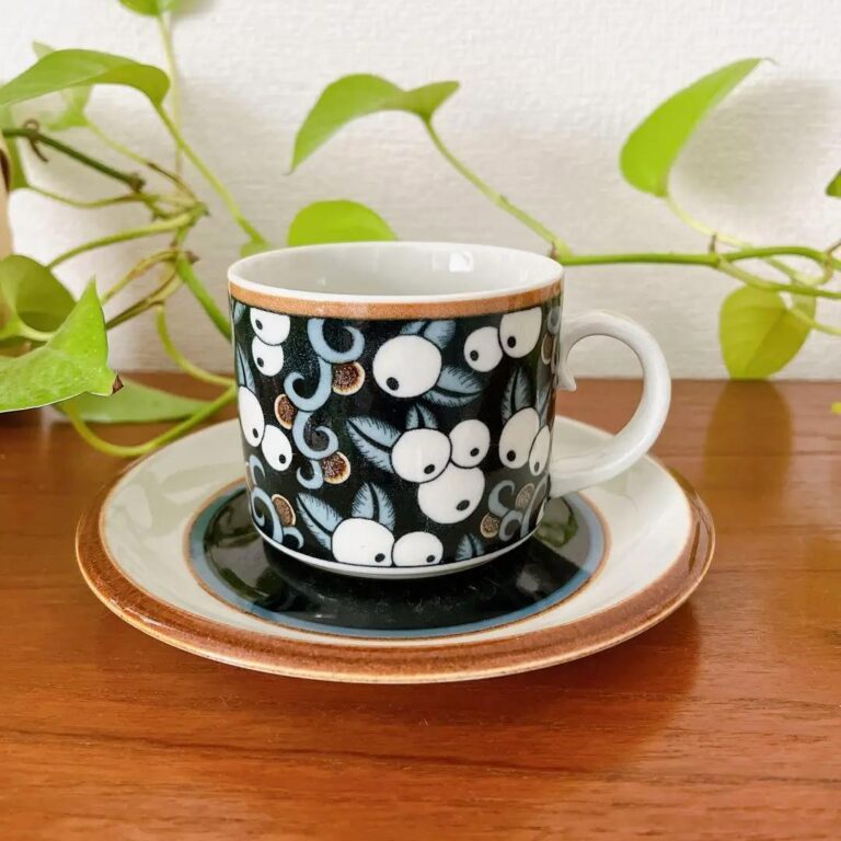 Read more about the article Arabia Rare Taika Tea Cup Saucer Scandinavian Tableware 4 from japan