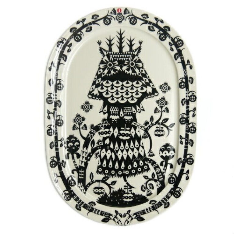 Read more about the article Iittala Taika Serving Plate 41 cm Black Klaus Haapaniemi NEW