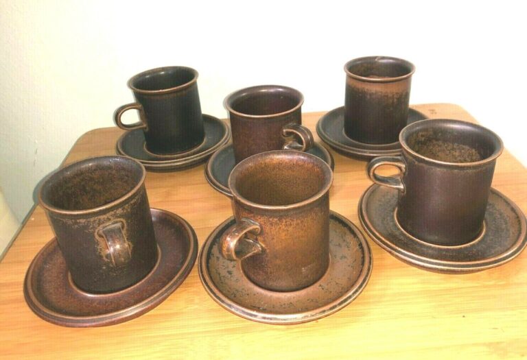 Read more about the article Finland Arabia Ruska  Ulla Procope 12pcs  vintage  Tea/coffee Set