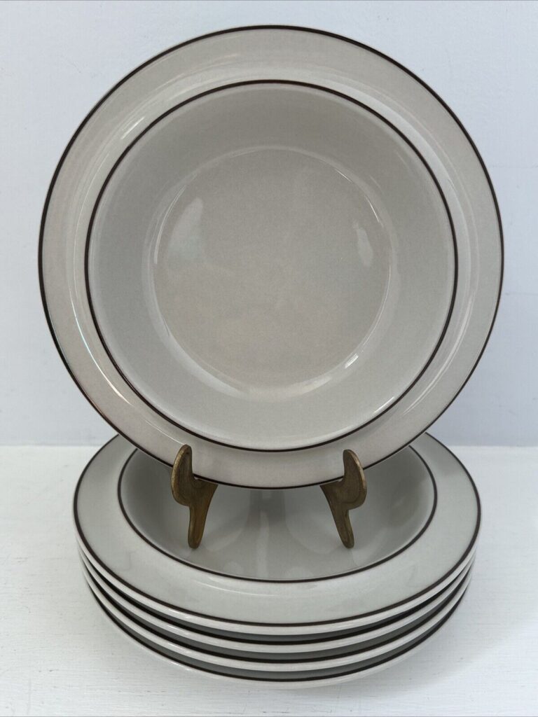 Read more about the article 5 ARABIA FINLAND FENNICA 8” Rim Soup Bowl SET Richard Lindh and Ulla Procope MINT