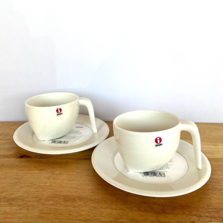 Read more about the article Iittala Ego Cup Saucer Set of 2 Arabia’s 125th Anniversary Limited