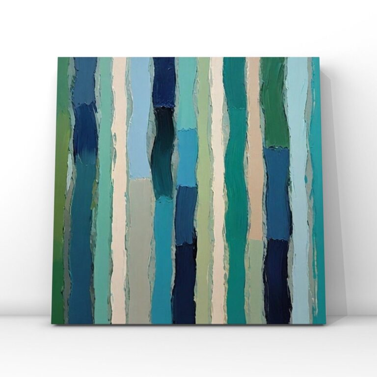 Read more about the article Jeddah Saudi Arabia Abstract Art Beach Seascape Blue Green Beige Canvas Print