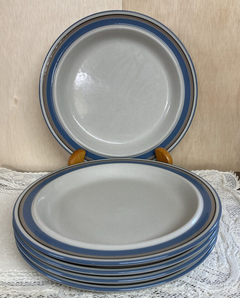 Read more about the article Arabia of Finland Uhtua Stoneware DINNER PLATES Set Of 4