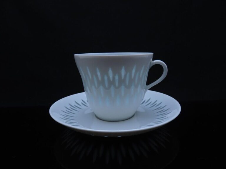 Read more about the article Arabia Rice Coffee Cup Saucer Friedl Holzer Kjellberg