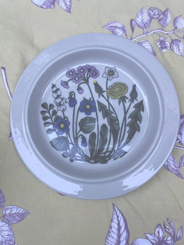 Read more about the article ARABIA FINLAND FLORA Vintage Dinner Plates High Quality Boho Garden Flower 10”