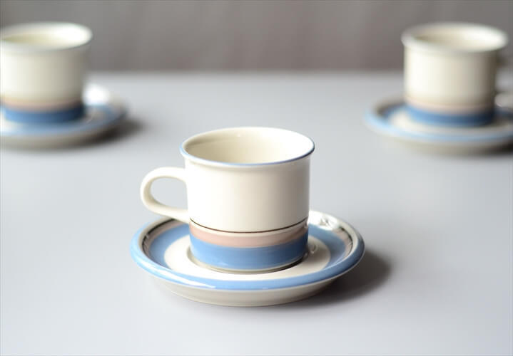 Read more about the article Price per piece.Arabia Uhtua Cup Saucer Nordic Tableware Finland Vintage