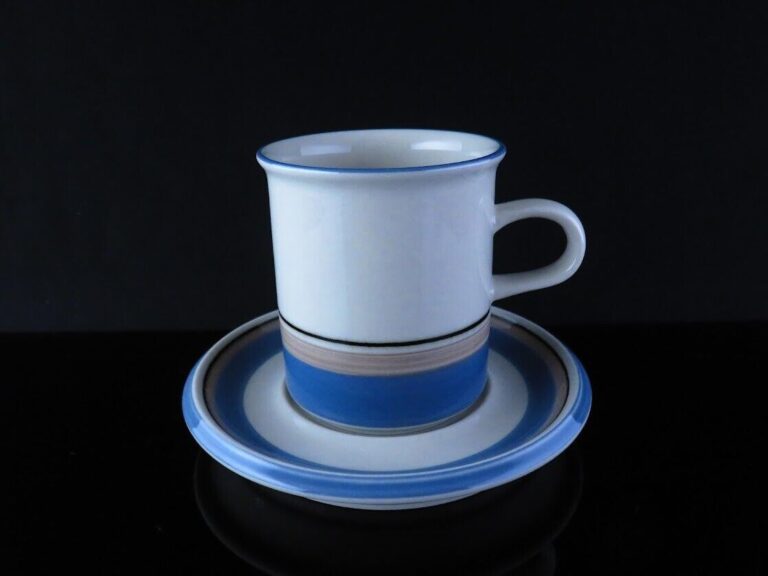 Read more about the article Arabia Uhtua Coffee Cup Saucer Inkeri Leivo Ulla Procope 9