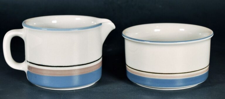 Read more about the article Uhtua Arabia of Finland Stoneware Creamer and Sugar Bowl (No Cover) Ulla Procope’