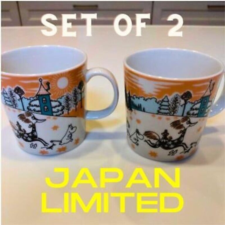 Read more about the article Arabia Moomin Mug 0.3L Moomin Valley Park Limited Japan set of 2 NOBOX F/S NEW