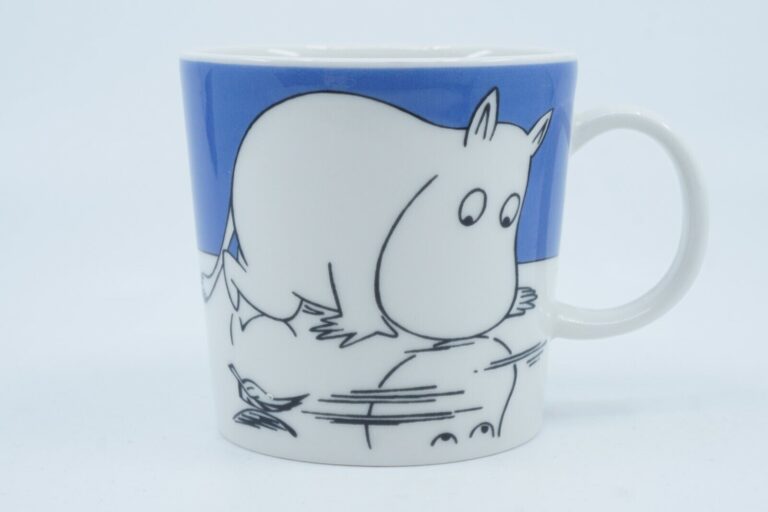 Read more about the article Arabia Finland Moomin mug Moomintroll on Ice (1999-2012)_