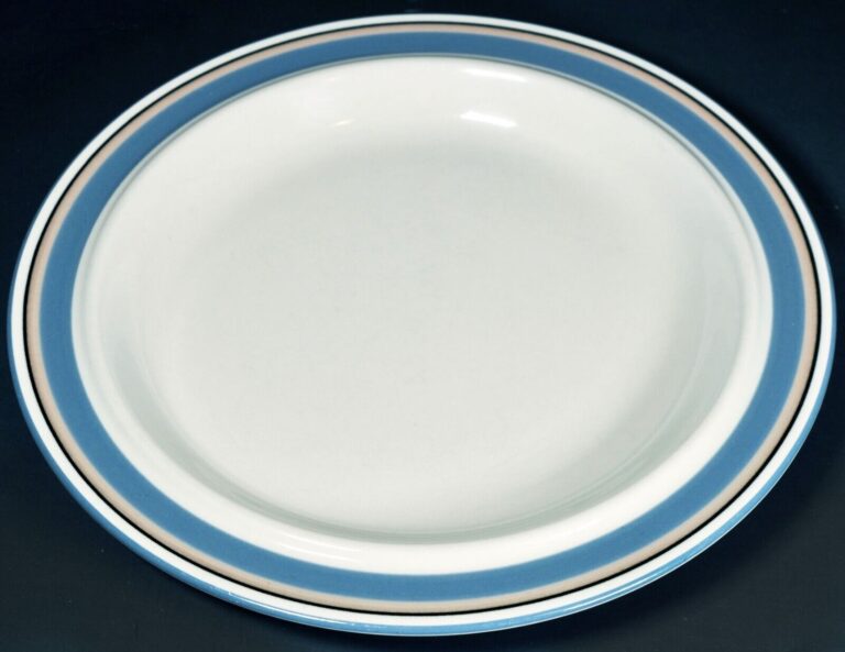 Read more about the article Set of 5 Arabia of Finland Uhtua Stoneware 10″ Dinner Plates Mid Century