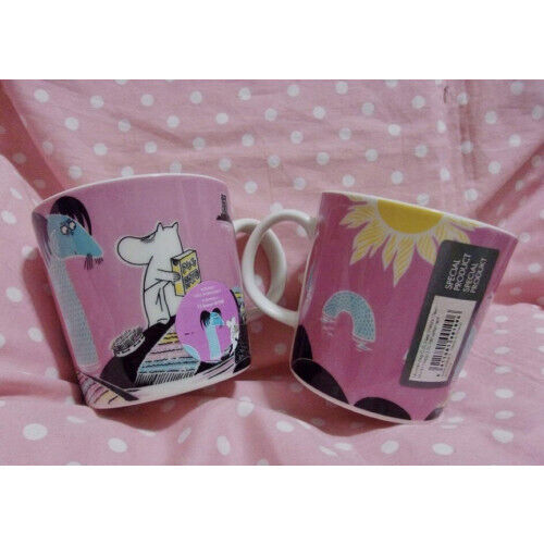 Read more about the article Arabia Moomin Sweden Limited Edition 2 Mugs Pink