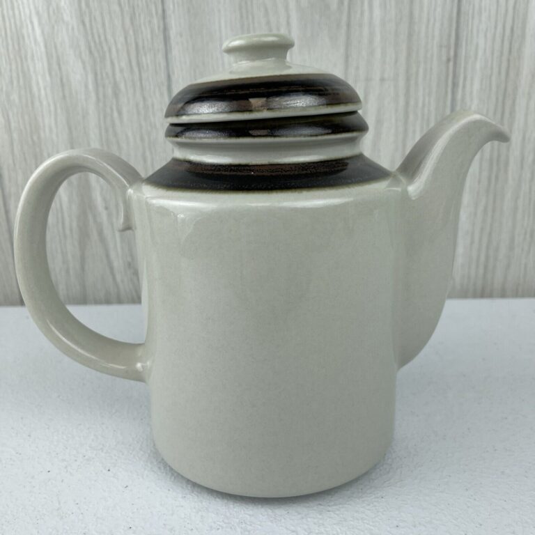 Read more about the article Mid Century Arabia Karelia Stoneware Coffee Pot Teapot Hand Painted Finland 28