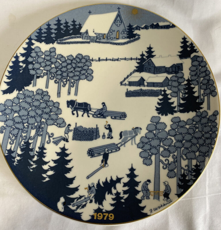 Read more about the article Arabia Finland 1979 Christmas Plate by Raija Uosikkinen