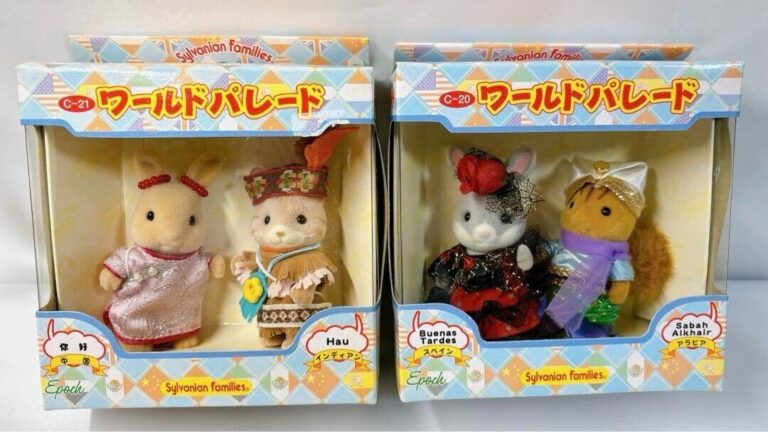 Read more about the article Epoch Sylvanian Families World Parade C-20 and C-21 set China Indian Spain Arabia