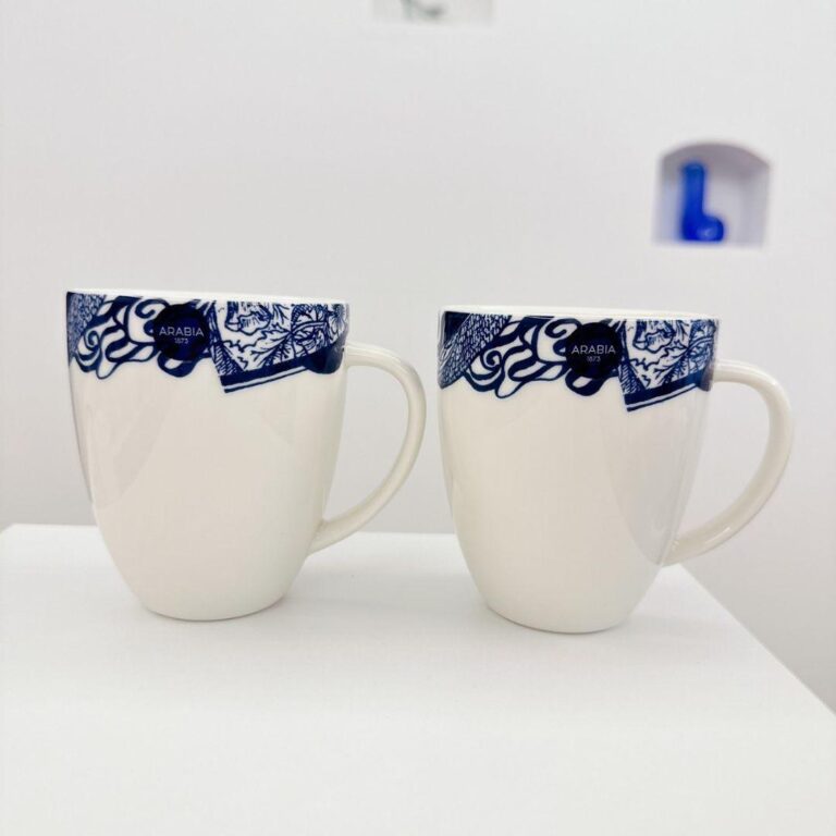 Read more about the article Arabia Piennar 24H Mug Pair Blue