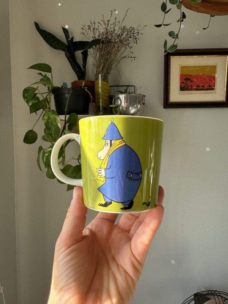 Read more about the article Moomin Characters Inspector Police Coffee Mug Cup Arabia Finland
