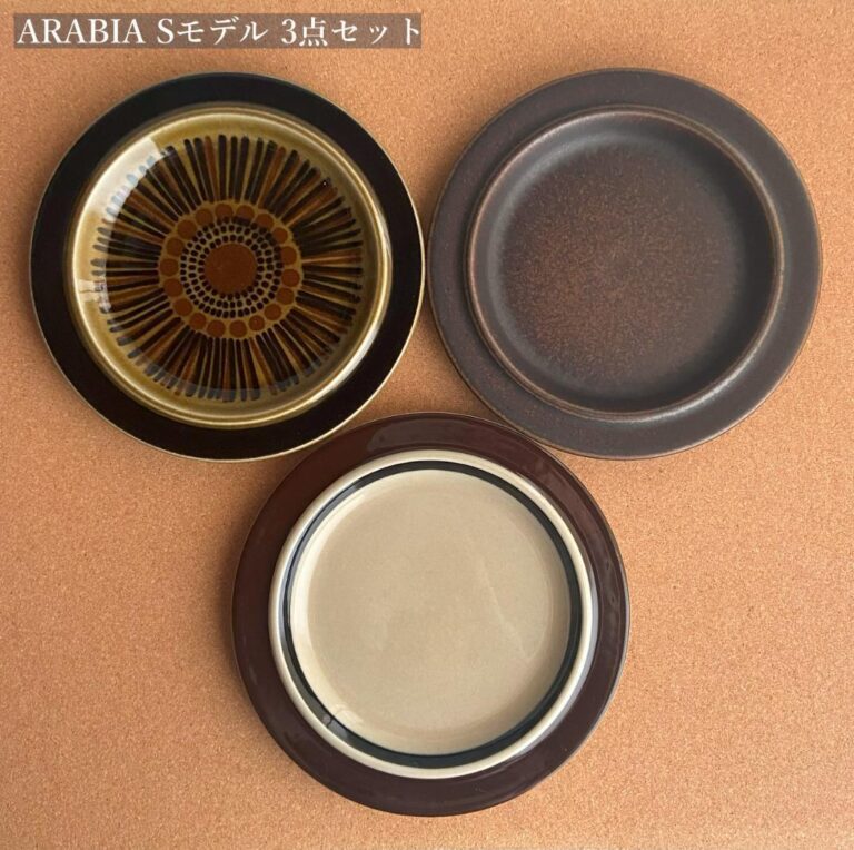 Read more about the article Arabia #93 S Model Series 20cm Plate 3 Piece Set Kosmos Ruija