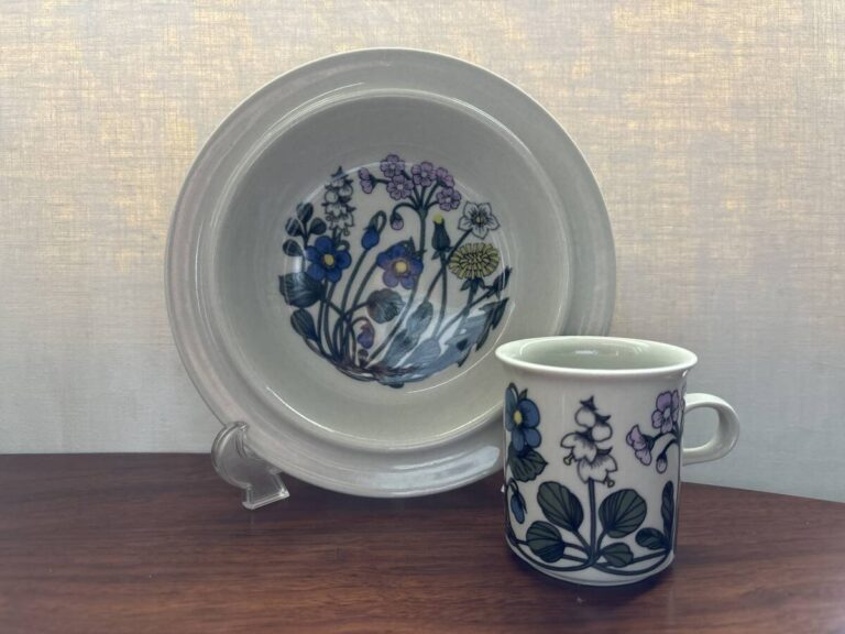 Read more about the article Arabia Flora Coffee Cup/Dessert Plate Trio Set