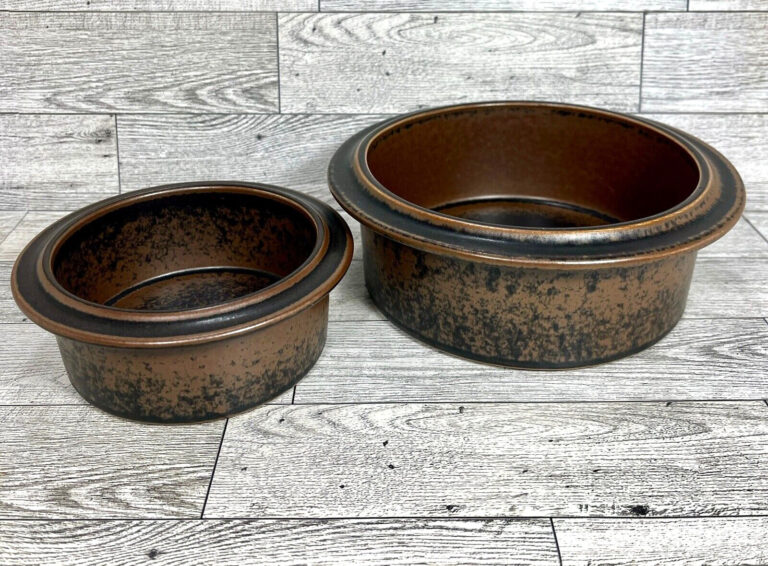 Read more about the article Arabia of Finland Ruska Serving Baking Bowl 5” and 7” diameter Set 2