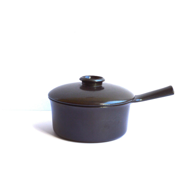 Read more about the article Vintage LIEKKI Saucepan by Ulla Procopé for Arabia of Finland. Flame Proof 1 L