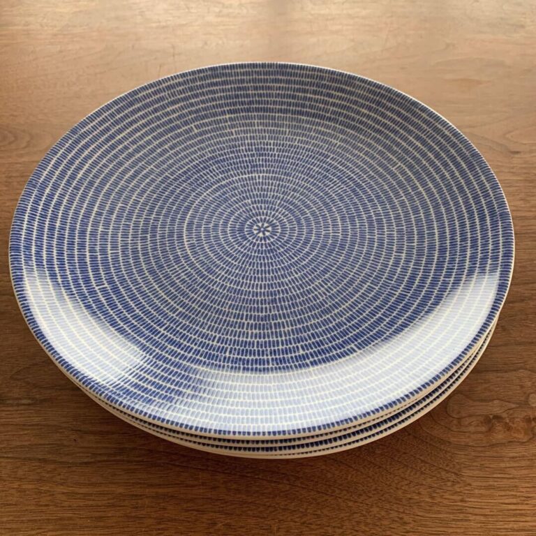 Read more about the article Arabia 24h Avec Blue Dinner Plate 26cm 4 Set