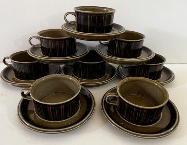 Read more about the article Vintage Arabia Kosmos Cup and Saucer (set of 8) EC