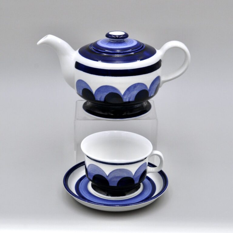 Read more about the article ARABIA FINLAND RARE “Paju Tea for One” – Single-Serving Teapot  Teacup  Saucer