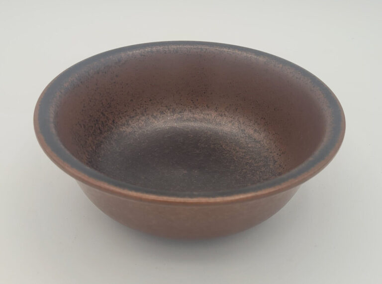 Read more about the article Arabia Finland Ruska Stoneware Dark Brown 6.25″ Bowls