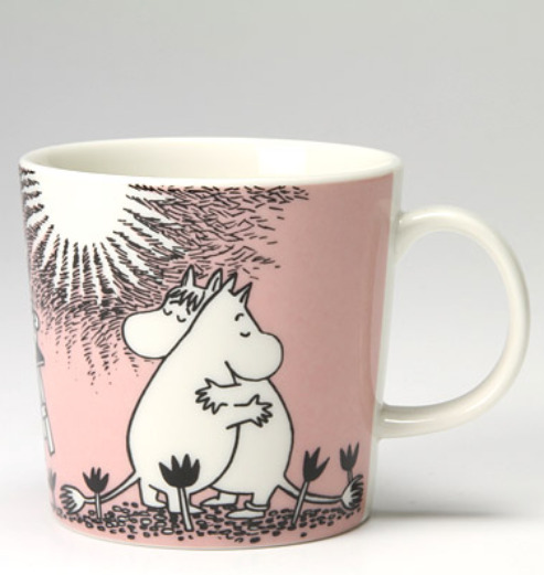 Read more about the article 2024 ARABIA Moomin Classic Mug Love pink Japan Limited Original Mug Cup 0.3L