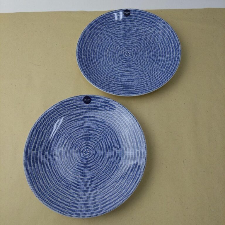 Read more about the article Arabia Avec Plate 20cm Blue Set 2