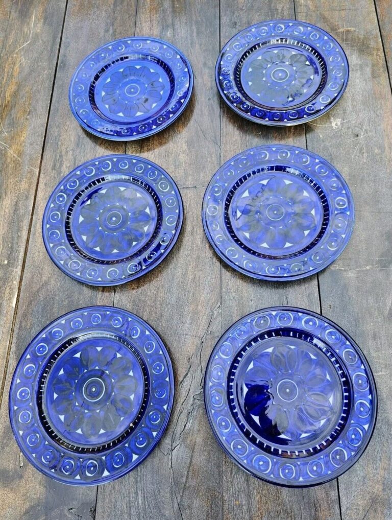 Read more about the article 6 Arabia Valencia Ulla Procope Salad Plates 19.5 cm  Made In FINLAND handpainted