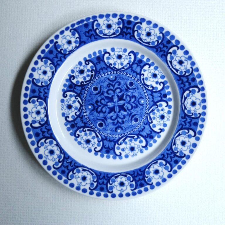 Read more about the article Arabia Ali Blue Vintage Plate 17cm Set Of 2