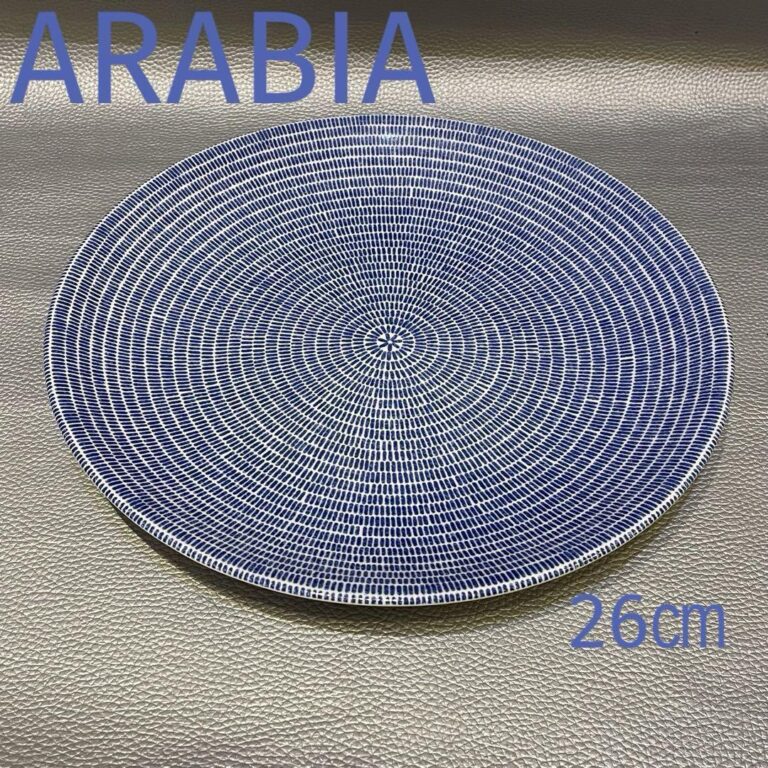 Read more about the article Old Crown Logo Arabia 26cm Flat Plate 24H Avec Blue