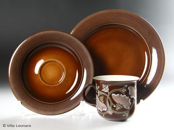 Read more about the article Arabia Kastanja Cup Saucer Plate Trio Set