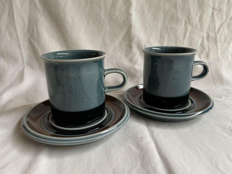 Read more about the article Arabia Finland Meri CupandSaucer Set Of 2