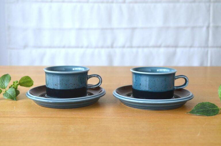 Read more about the article Arabia Meri/Meri Demitasse CupandSaucer Set Of 2