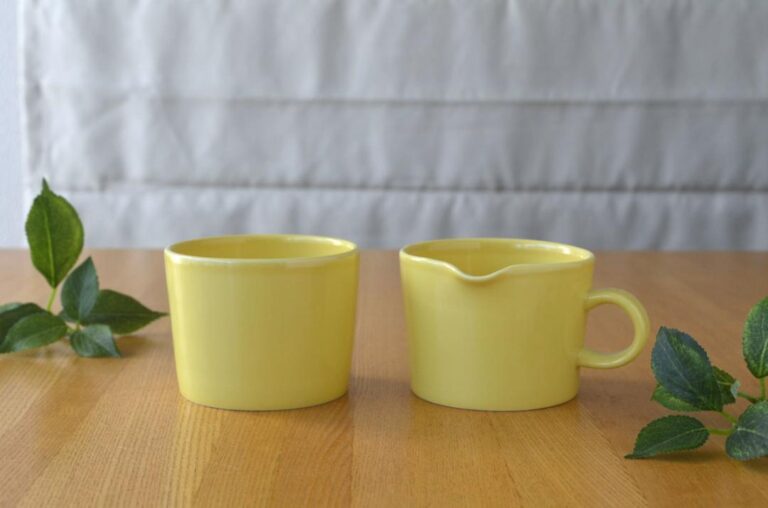 Read more about the article Iittala/Arabia Teema Yellow Sugar Bowl Creamer