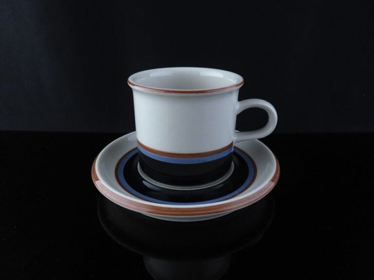 Read more about the article Arabia Taika Coffee CupandSaucer Inkeri Seppala Ulla Procope