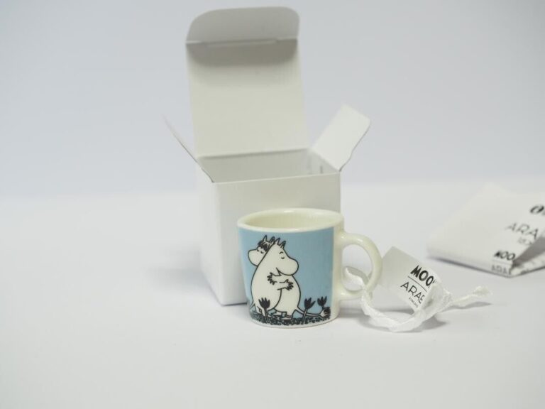 Read more about the article ARABIA Moomin Classic Mini Mug Love Blue Japan limited 2024 NEW