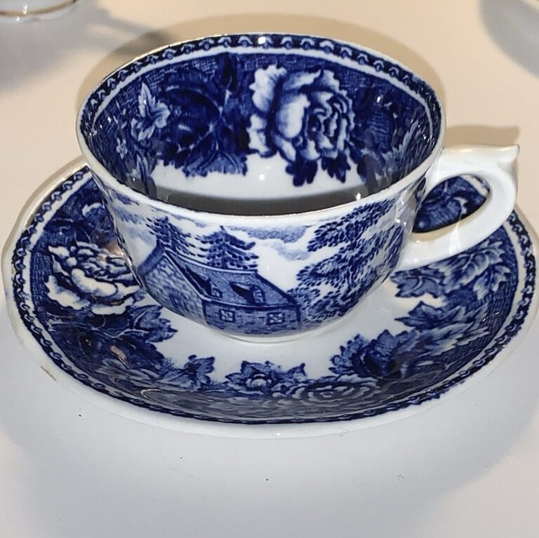 Read more about the article Arabia of Finland Landscape Blue Tea Cup and Saucer 7198382