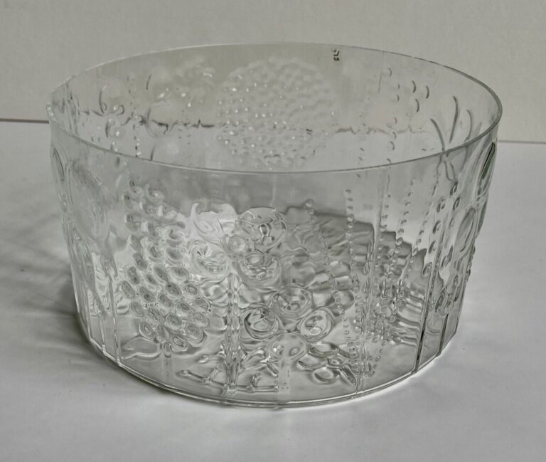 Read more about the article ARABIA Glass Flora BOWL Oiva TOIKKA 7.5″ Iittala Nuutajarvi Finland