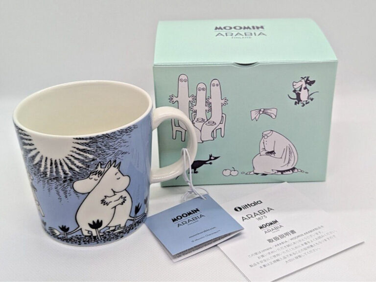 Read more about the article ARABIA Moomin Classic Mug 0.3L Love Blue 2024 Japan Limited Mug Cup New w/Tag