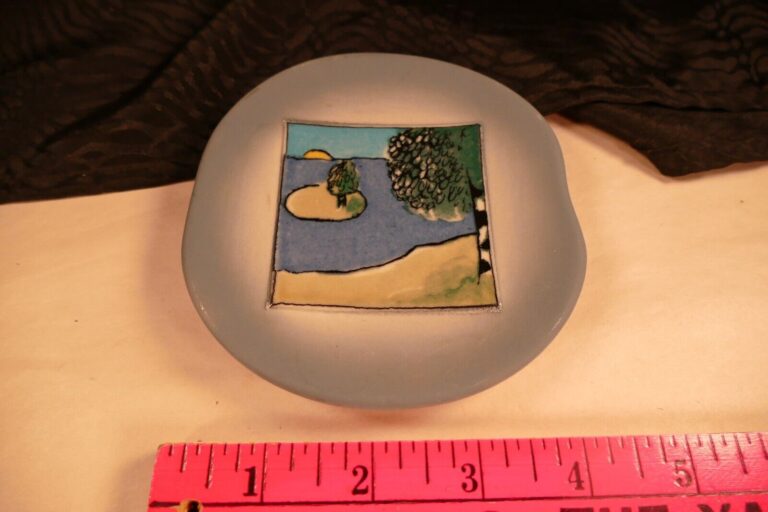 Read more about the article ARABIA Finland Liukko Sundstrom Ceramic Plate Summer Seasons Wall Art Tile Blue