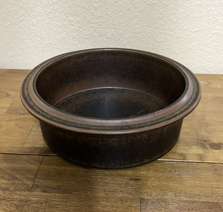 Read more about the article Ulla Procope Arabia Finland Ruska Small Serving Bowl 7″ Brown MCM