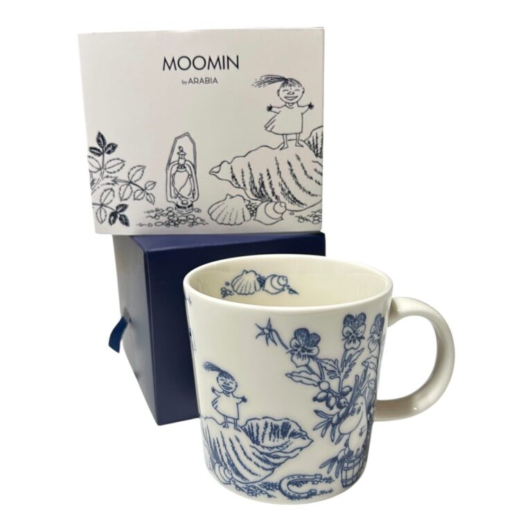 Read more about the article Moomin Day 2023 Sea Breeze Mug Arabia Limited Edition Tove Jansson Finland NEW